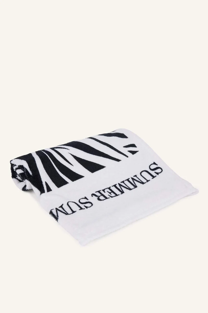 Defacto Printed Cotton Towel