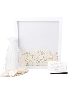 pearhead Wedding Guestbook Token Frame White  - Image 1