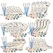 SCS Direct Wood Painting Craft Kit 20 Pack Easter Basket Stuffer Arts Crafts Gifts for Kids Each Dinosaur Painting Set Comes w Brush Paint Great for Classroom Prizes Birthday Party Favors Goodie Bags - Image 3