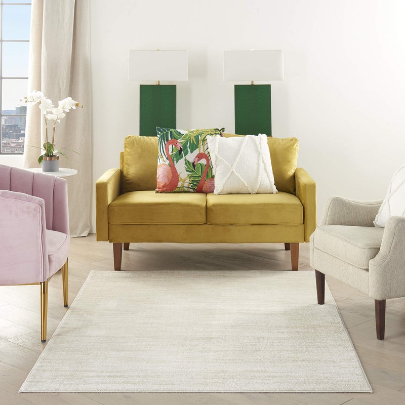 Nourison Home Nourison Essentials Ivory Beige 5' x 7' Area Rug - Easy Clean, Non Shedding, Bed Room, Living Room, Dining Room, Kitchen (5' x 7') - Image 3