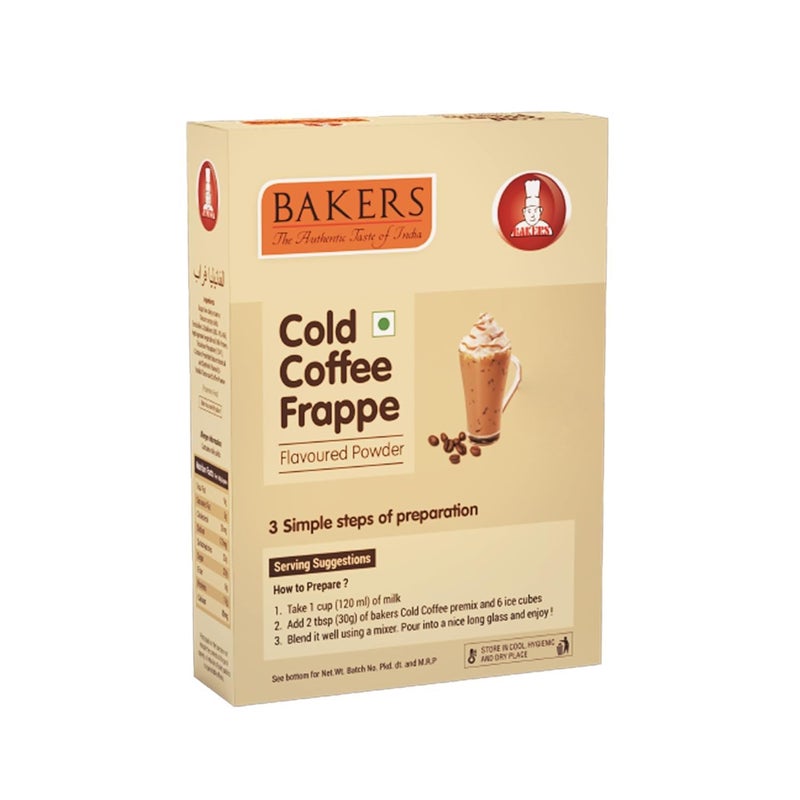 BAKERS Cold Coffee Frappe Powder | 100% Veg | Refreshing & Creamy | for Frappe, Shakes & Cold Coffee | Pack of 3 (100 gm x 3) - Image 2