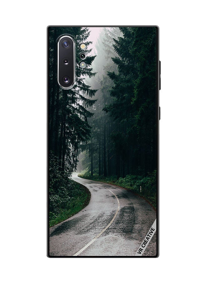 VR CREATIVE غطاء حماية لجهاز سامسونج جالاكسي نوت10 بلس 5G بتصميم ضباب الصباح متعدد الألوان - Image 1