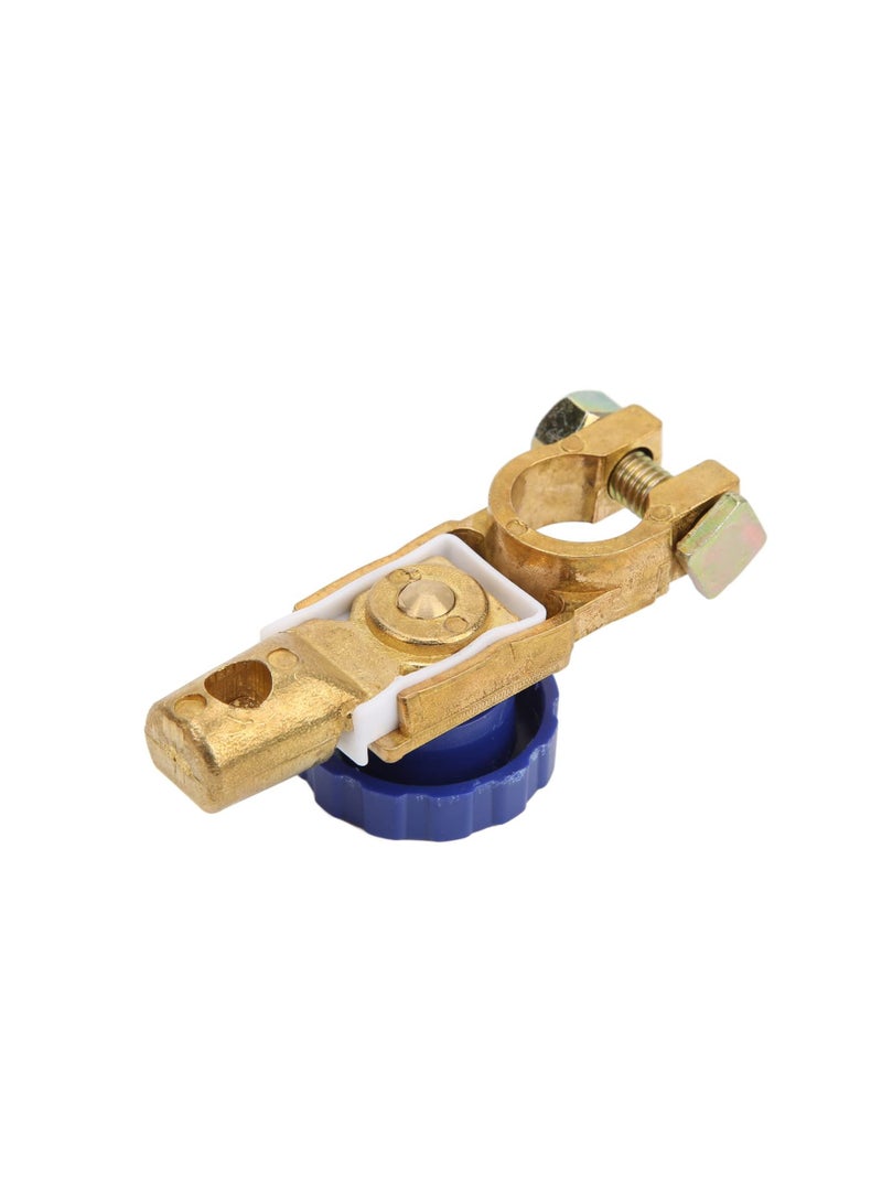Generic Top Post Battery Disconnect Switch Brass Battery Master Switch Isolator For Power Disconnect Cut Off  - Image 5