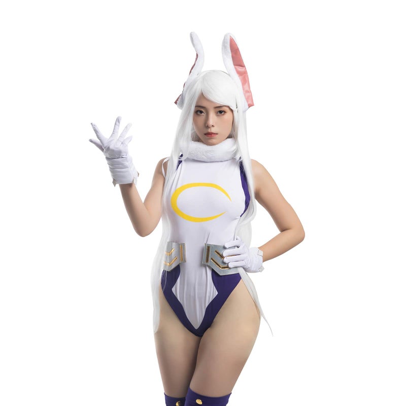 Nuoqi Miruko Cosplay MHA Rabbit Hero Mirko Cosplay Bunny Costume Bodysuit Bunny Hero Suit SM - Image 2