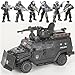 ENHANA SWAT 4 in 1 Armored Vehicle Building Block Military Vehicle with 6 Army Figures Building Toys for Age 812 Army Car Model Toys Gifts for Kids - Image 2