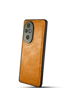 Generic For Honor 200 Pro Luxury Hard Leather Back Case, Hard Tpu Back and Fully Proteciton Compatible With Honor 200 Pro (6.78'') (Havan)  - Image 1
