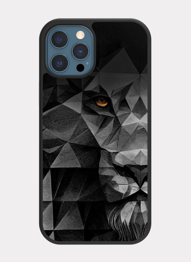 PXLAAT iPhone 12 Pro Max case cover Lion - Image 1