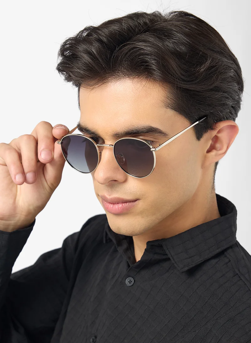 Seventy Five Polarized Lens Round Sunglasses