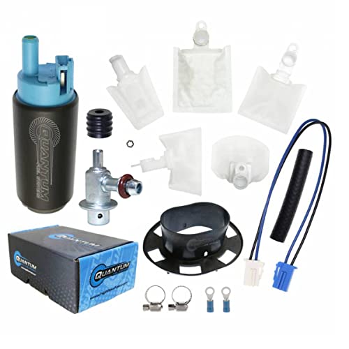 HFP QFS 255LPH Performance Fuel Pump w/Tank Seal for Suzuki GSX 1400 Hayabusa V-Strom 650/1000 (1999-2012) Replaces 15100-42F01 - Image 1
