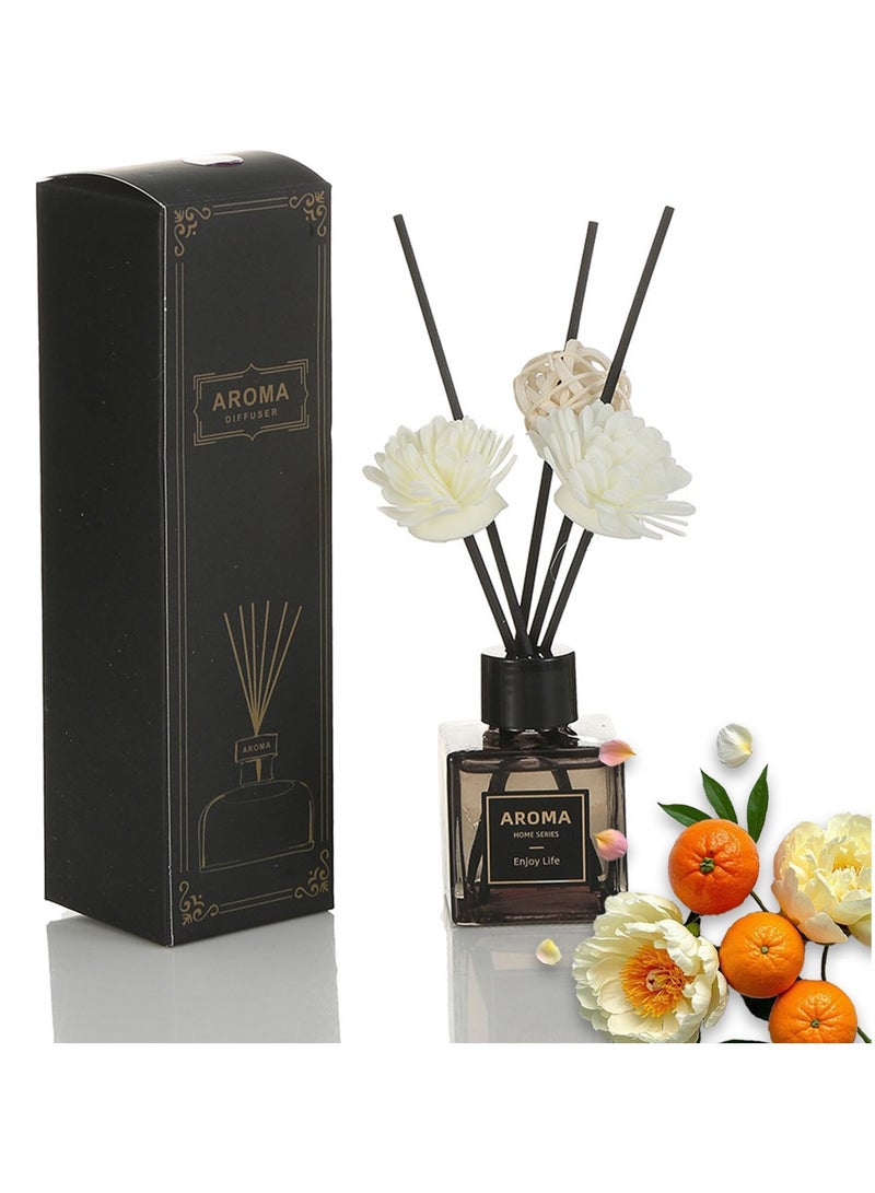 سان هان مجموعة معطرات جو من القصب ٥٠ مل: معطرات جو من مزيج هيلتون، معطرات جو من مزيج الفريزيا، زيت عطري، للمنزل، غرفة النوم، الحمام، المكتب (تركيز ١٠٪) - Image 1