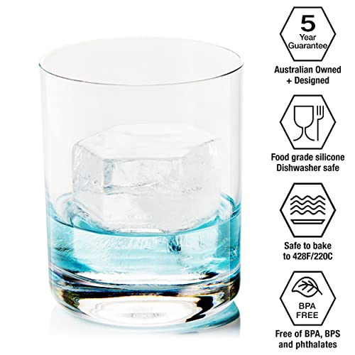 DRINKSPLINKS Ice Cube Tray Hexagon Ice Cube Tray for Freezer | Ice For Cocktails & Water Bottles | Bartender Ice - Image 2