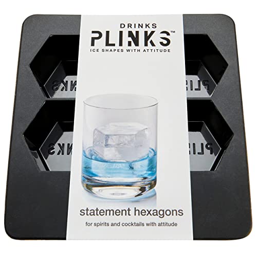 DRINKSPLINKS Ice Cube Tray Hexagon Ice Cube Tray for Freezer | Ice For Cocktails & Water Bottles | Bartender Ice - Image 1