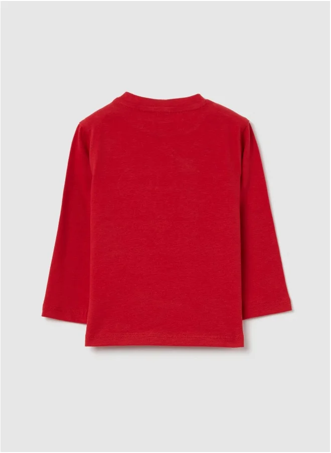 Ovs Organic cotton T-shirt with Mickey Mouse print