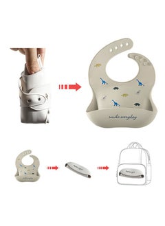 Muslin Tree 2-Piece Waterproof Silicone Baby Bibs  - Image 4
