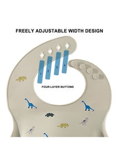Muslin Tree 2-Piece Waterproof Silicone Baby Bibs  - Image 3