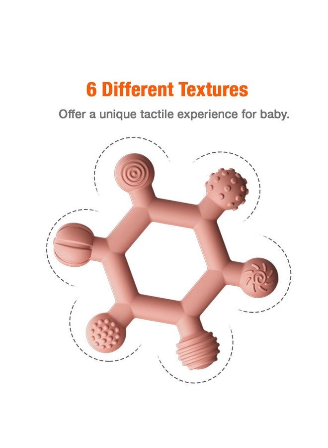 PandaEar 3 Pack Baby Teething Toys for Toddler Infant Newborn 0-6 Months, Baby Chew Toys 6 to 12 Months, Silicone Baby Teether BPA Free, Soft and Textured Ring Teether Soothing Teething Pain Relief - Image 4