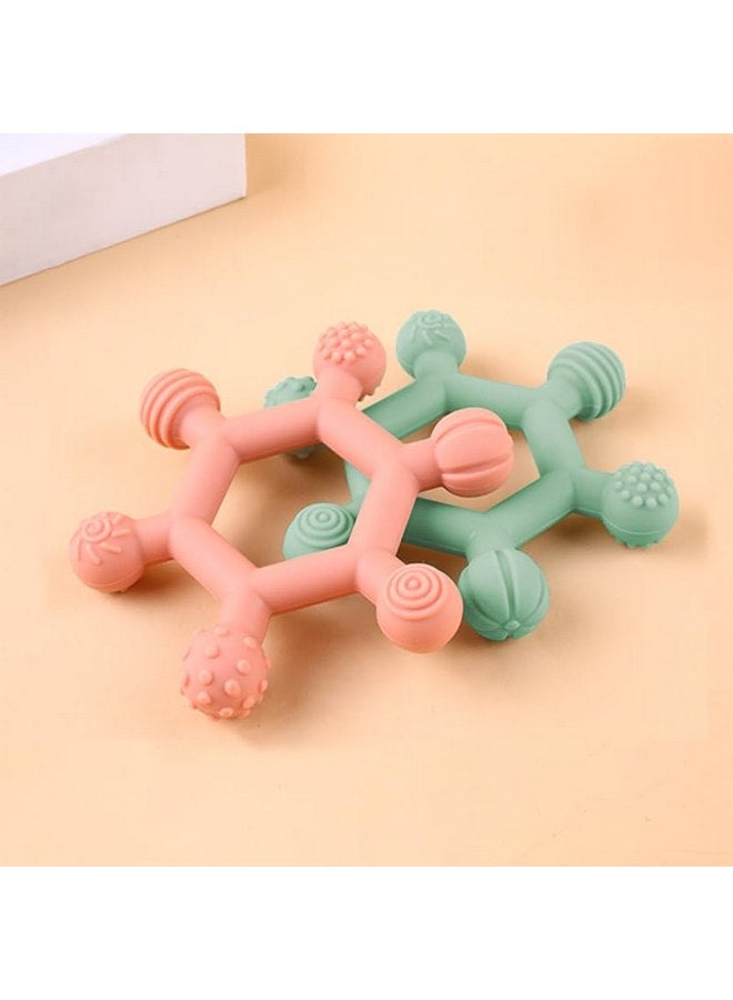 PandaEar 3 Pack Baby Teething Toys for Toddler Infant Newborn 0-6 Months, Baby Chew Toys 6 to 12 Months, Silicone Baby Teether BPA Free, Soft and Textured Ring Teether Soothing Teething Pain Relief - Image 2