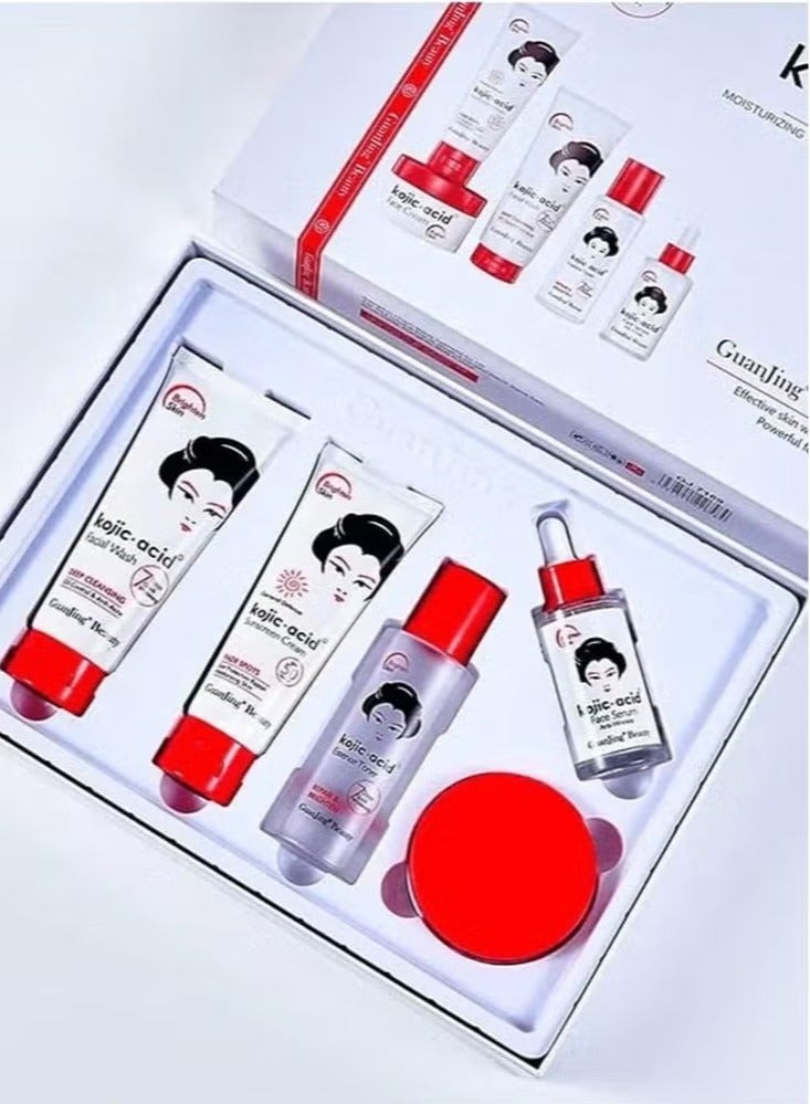 Kojie Kojic Acid Skin Care Set 5 Pieces - Image 3