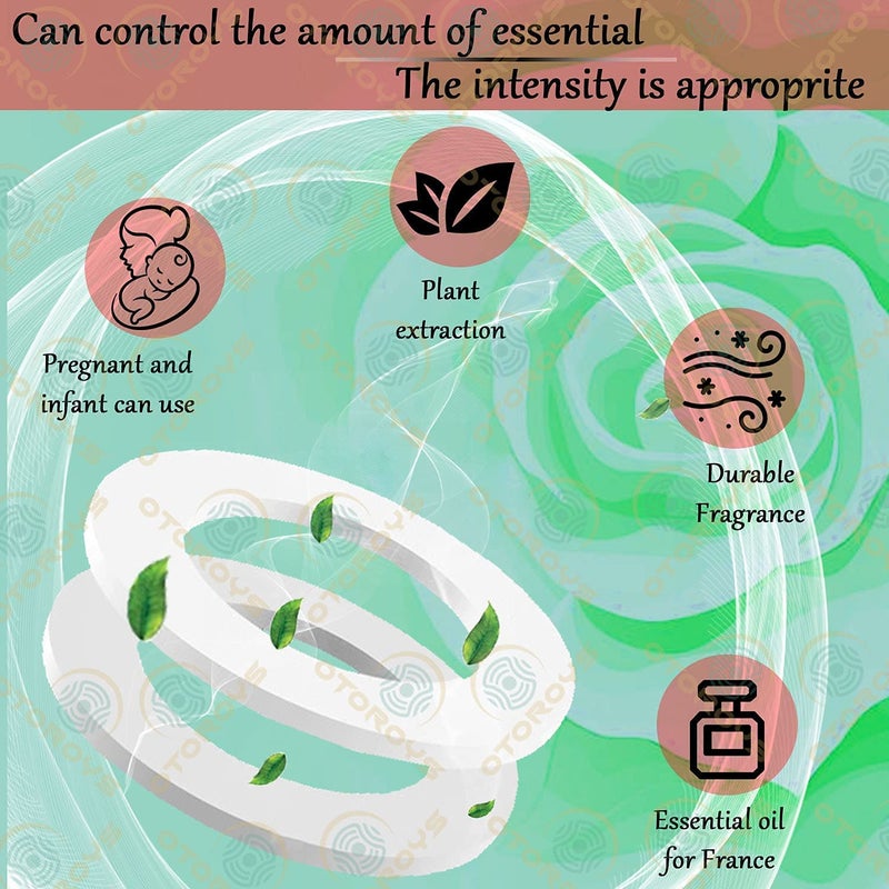 ACLIX Metal Body Double Ring Solar Rotating Air Freshener Bar (Car Perfume) With Crystal Ball For Car Dashboard Decoration and Aromatherapy (Black, 1 Count) - Image 2