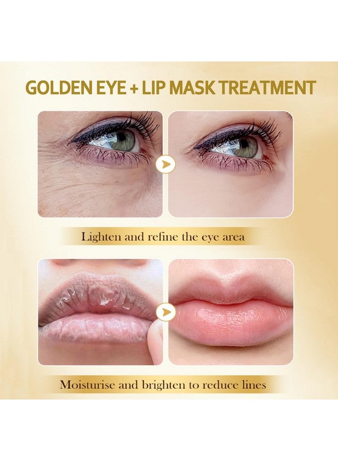 30 Pairs Lip Masks & Eye Mask, Under Eye Masks And Power Crystal Gel Lip Masks, Under Eye Patches For Puffy Eyes, Dark Circles, Eye Bags, Wrinkles, Revitalises & Refreshes Your Skin