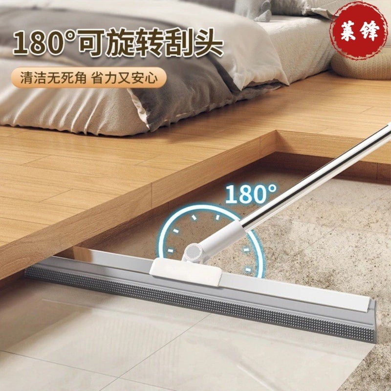 Silicone Magic Broom Squeegee Mop 2-in-1 Bathroom Floor Cleaning Scraper - Image 3