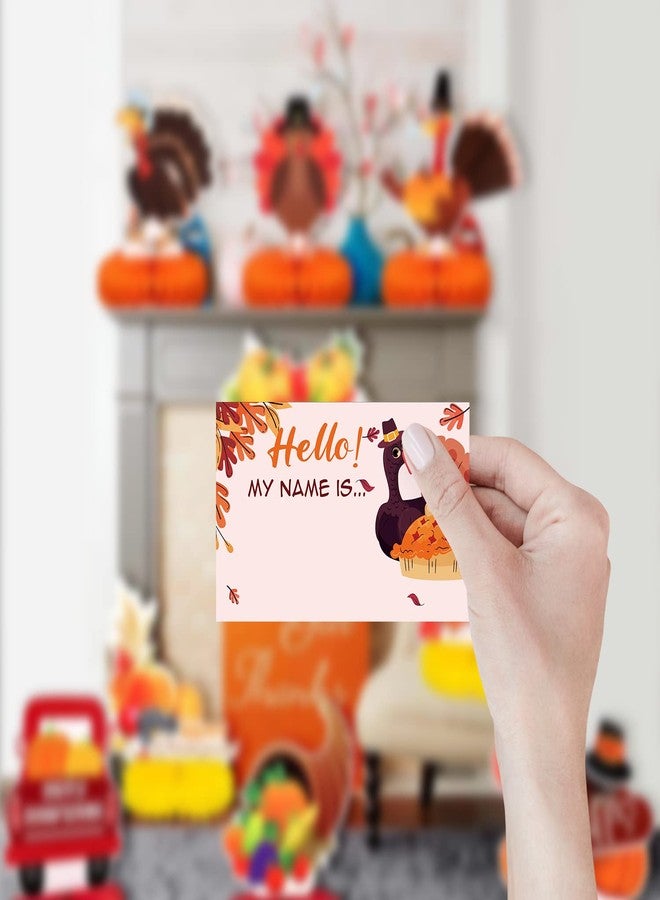Muruseni Thanksgiving Games Sign - What's Your Turkey Name, Thanksgiving Activities for Family, Fall Party Games - Image 4