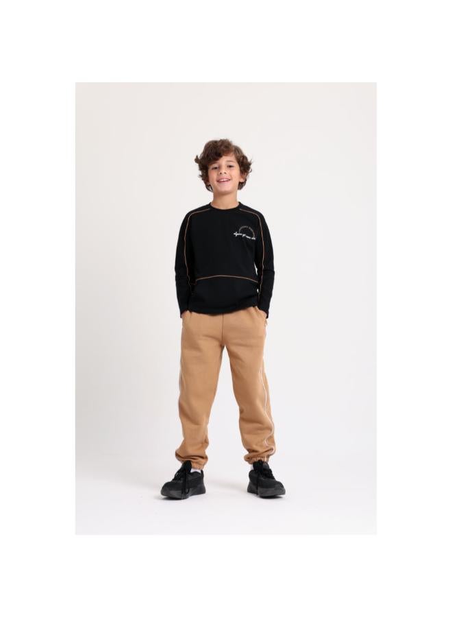 playmore Unisex Cotton T-Shirt – Black with "Always Get What You Want" Print - Image 3