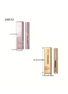 QiBest Nourishing Volumizing Mascara and Eyelash Enhance Serum Set  Longer  Fuller and Healthier Lashes  - Image 2