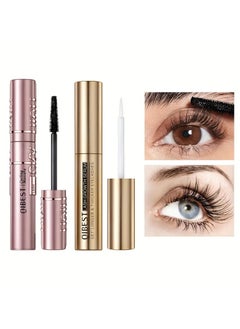QiBest Nourishing Volumizing Mascara and Eyelash Enhance Serum Set  Longer  Fuller and Healthier Lashes  - Image 4