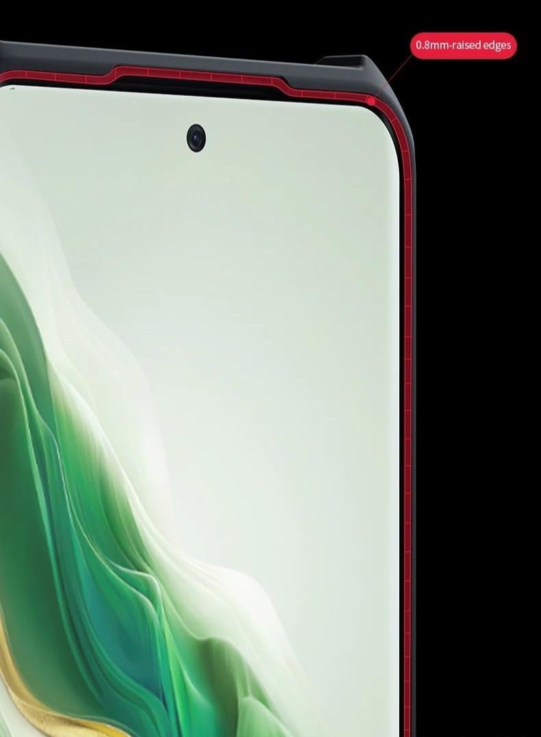 عام حافظة مغناطيسية متوافقة مع حافظة هونور ماجيك 6 برو ، حافظة حامل وسائد هوائية مضادة للسقوط كاميرا حماية كاملة أكريليك وغطاء خلفي من البولي يوريثان الحراري - Image 5