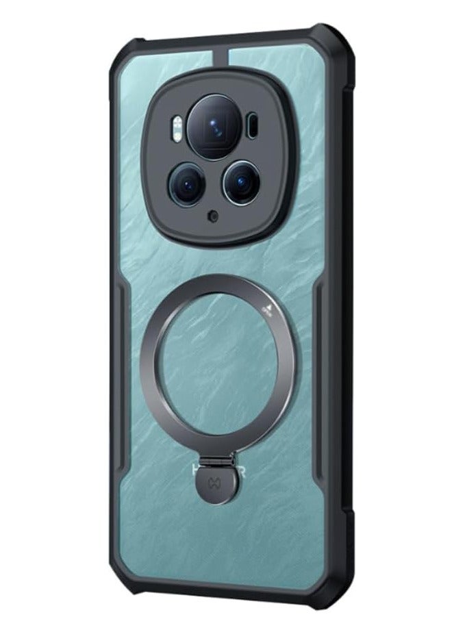 عام حافظة مغناطيسية متوافقة مع حافظة هونور ماجيك 6 برو ، حافظة حامل وسائد هوائية مضادة للسقوط كاميرا حماية كاملة أكريليك وغطاء خلفي من البولي يوريثان الحراري - Image 1