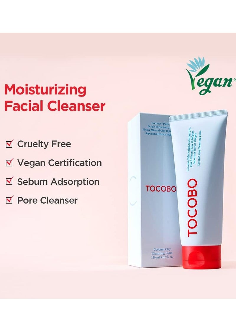 Tocobo Coconut Clay Cleansing Foam 150 ml - Image 4