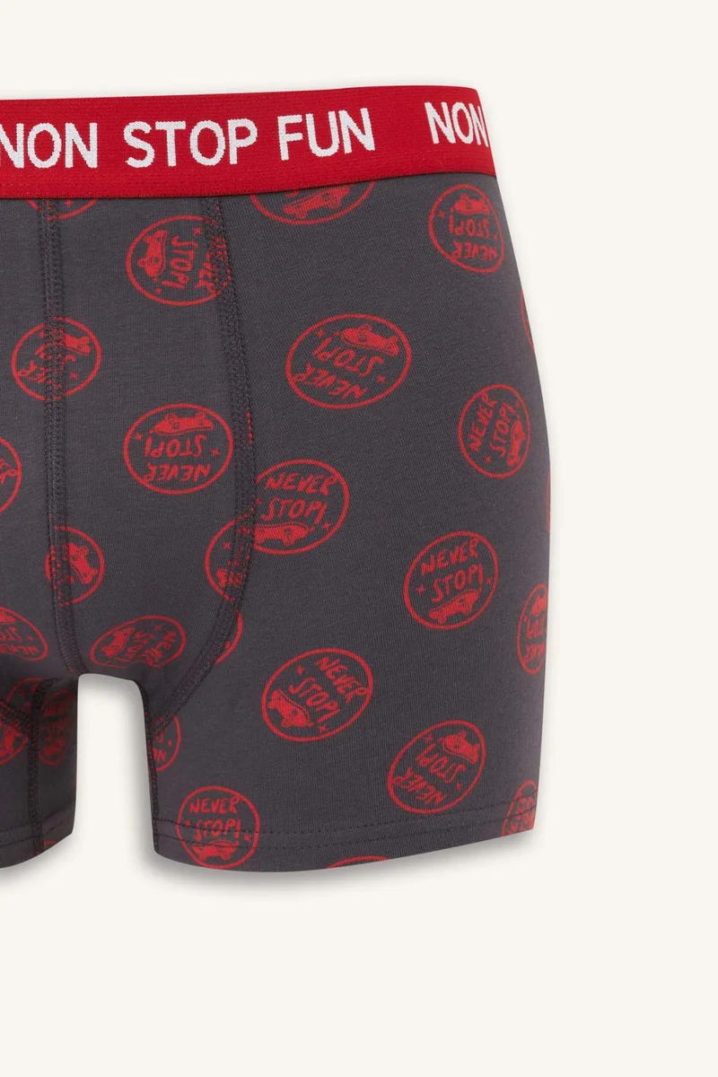 Defacto  Regular Fit Patterned 3 Piece Boxers for Men | Best Price UAE
