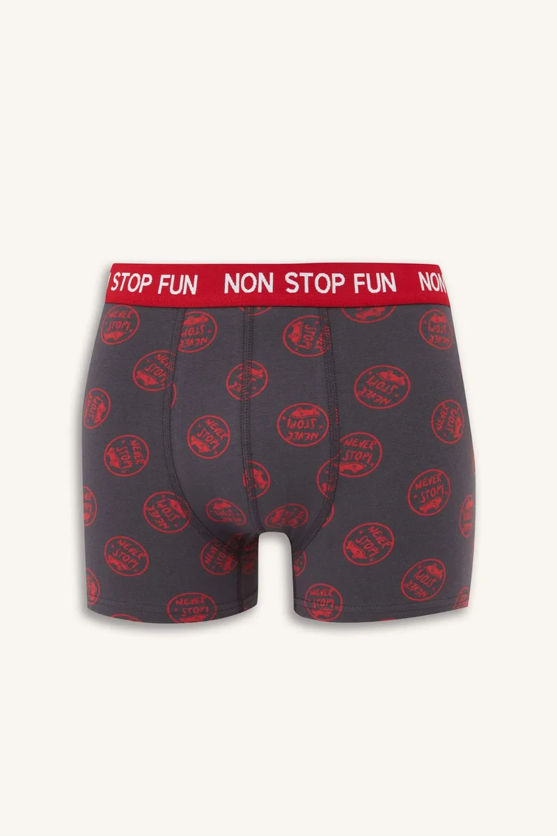 ديفاكتو Regular Fit Patterned 3 Piece Boxers