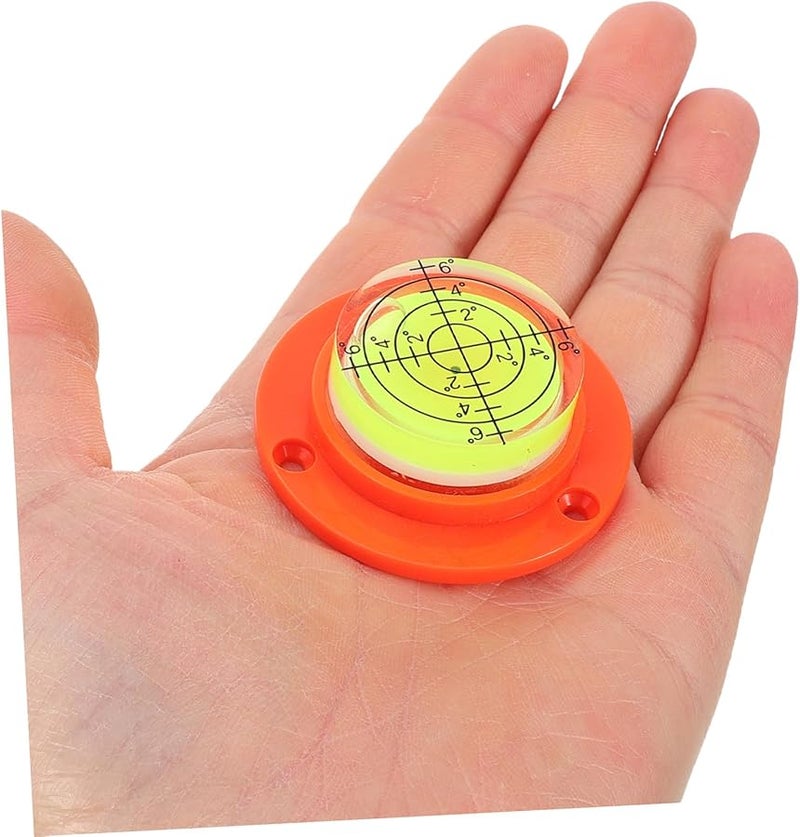 Orange Mini Bubble Level High Precision Spirit Gauge for Tripods Cameras Home Decoration - Image 5