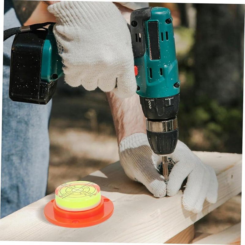 Orange Mini Bubble Level High Precision Spirit Gauge for Tripods Cameras Home Decoration - Image 4