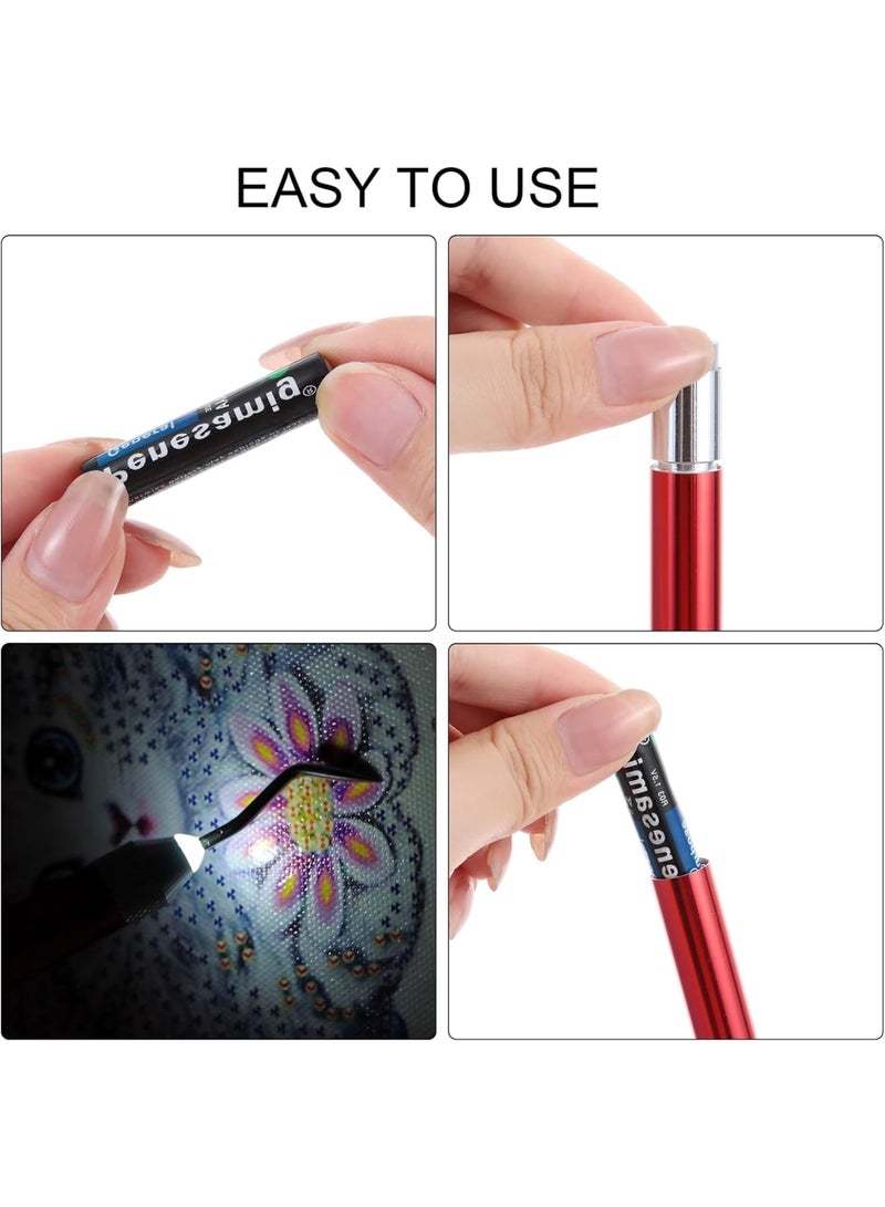 SOLARAE 3 Pcs LED Weeding Tools for Vinyl, Craft Vinyl Tools Kit Including Scissor, for Silhouettes/Cameos/Lettering/Cutting/Splicing - Image 3