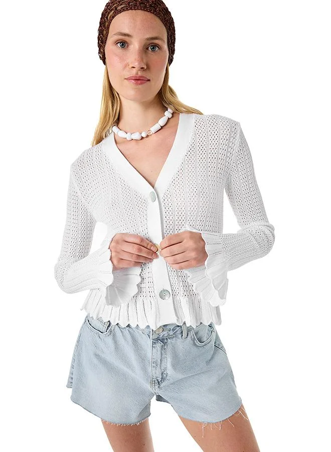 Koton  Pointelle Knit Cardigan for Women | Best Price UAE
