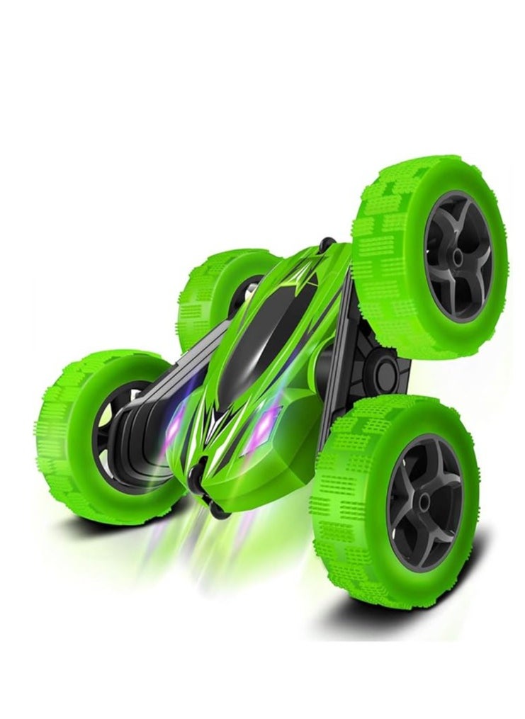 S2C Remote Control Car, RC Cars Stunt Car Toy, 4WD 2.4Ghz Double Sided 360° Rotating RC Car with Headlights, Kids Xmas Toy Cars for Boys/Girls  - Image 1