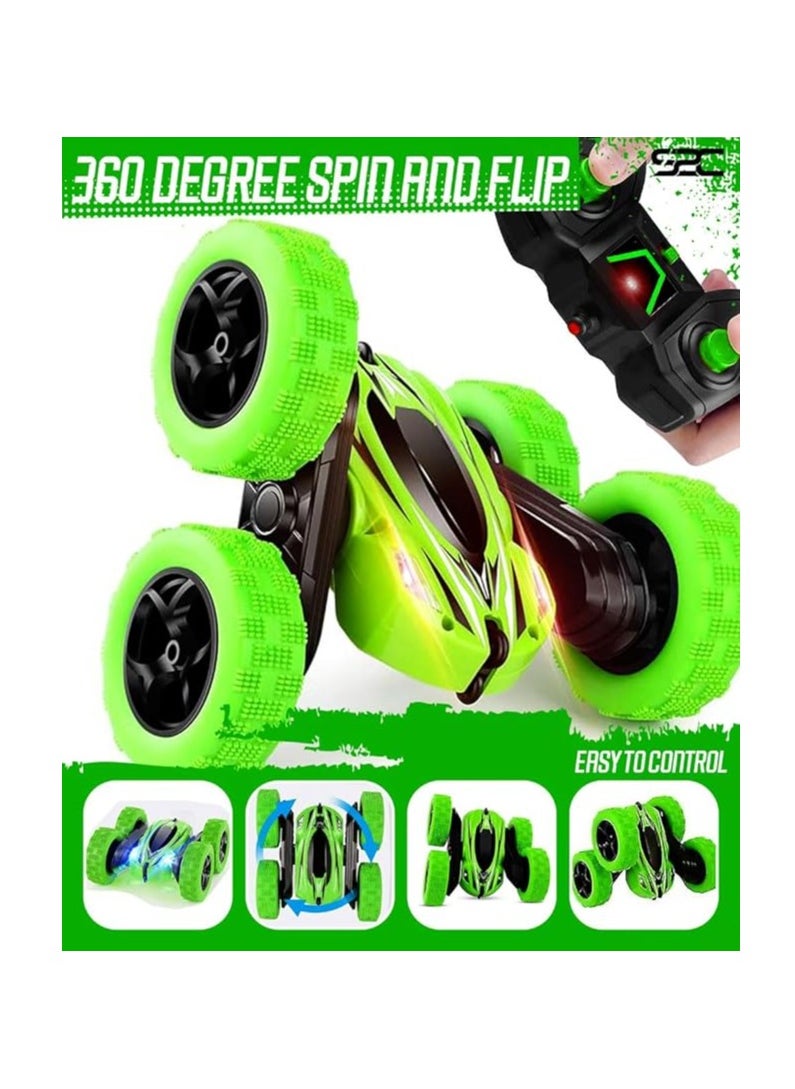 S2C Remote Control Car, RC Cars Stunt Car Toy, 4WD 2.4Ghz Double Sided 360° Rotating RC Car with Headlights, Kids Xmas Toy Cars for Boys/Girls  - Image 2