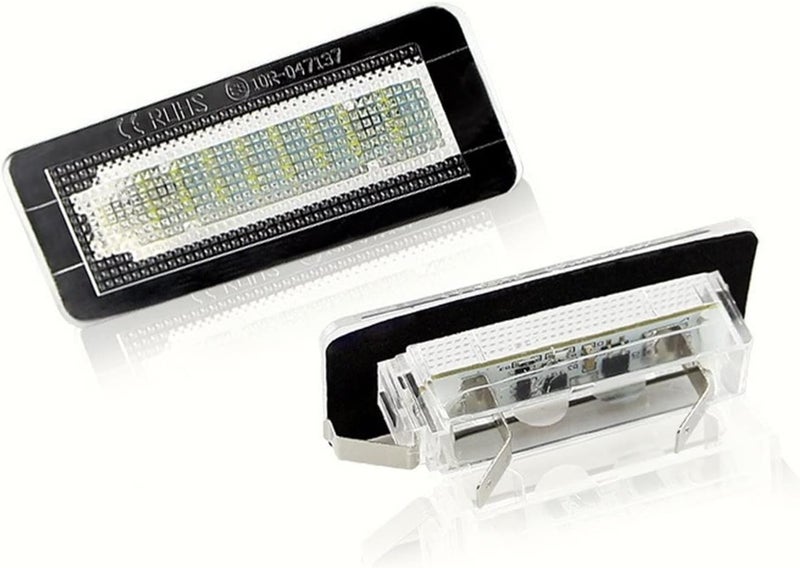 DEMULAX 2PCS LED License Plate Light for Smart Cars - Image 1