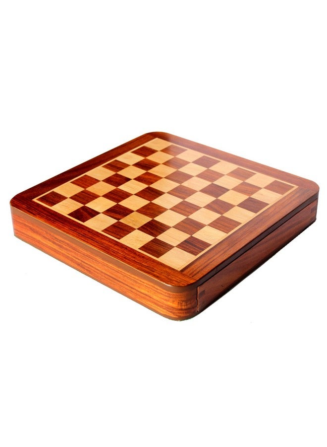 ستونكرافت مجموعة لوحة لعبة شطرنج ستونكرافت الخشبية القابلة للتجميع، مقاس 12 × 12 بوصة، مع قطع خشبية مصنوعة يدويًا - من 6 سنوات فما فوق - Image 4