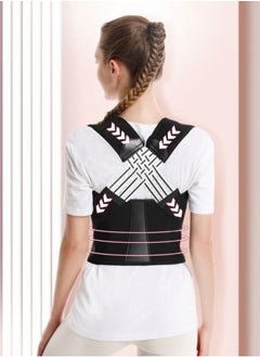 Fitness World Posture Corrector Back Bracket Anti-Hump Posture Corrector Bracket Adjustable Back Shoulder Support Straps Fit Women and Men  - Image 2