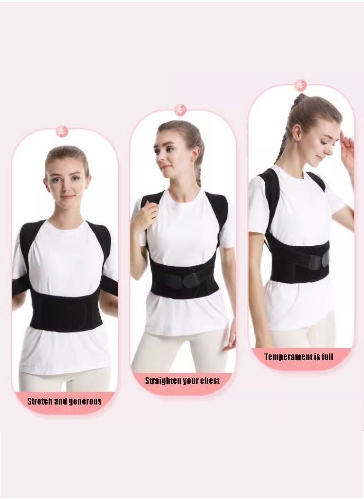 Fitness World Posture Corrector Back Bracket Anti-Hump Posture Corrector Bracket Adjustable Back Shoulder Support Straps Fit Women and Men  - Image 5