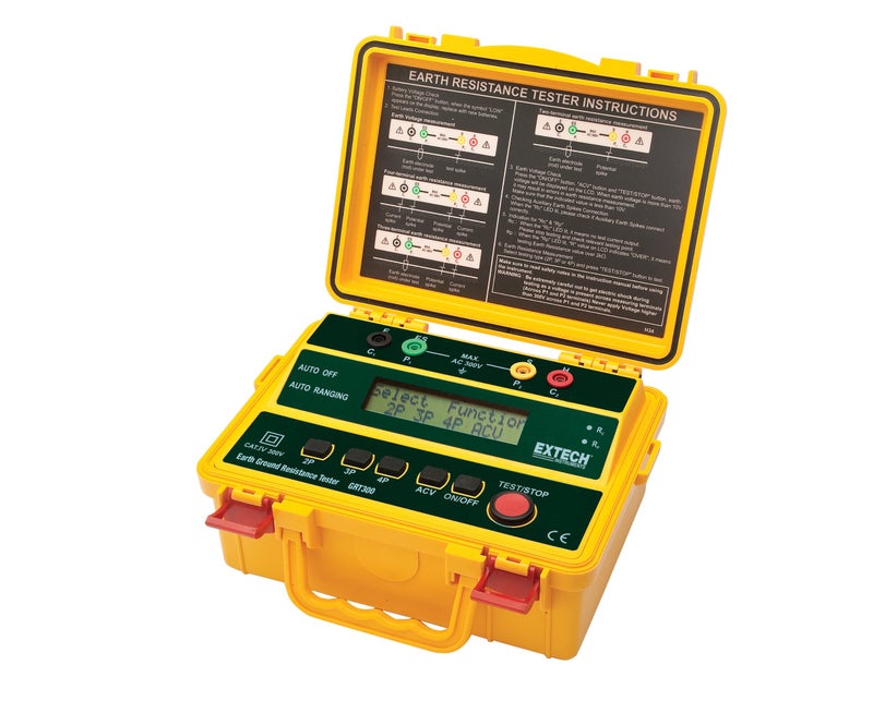 Extech GRT300 4Wire Earth Ground Resistance Tester - Image 2