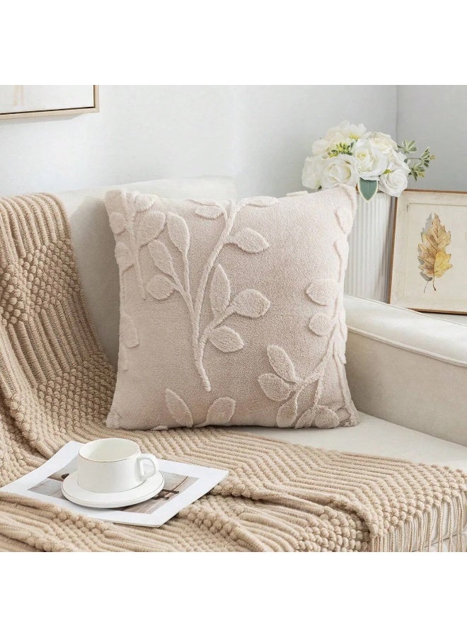 اغطية وسادات مجموعه من قطعتين غطاء وسادة بألوان حيادية أنيقة تناسب الديكور العصري والبوهيمي مصنوعه من قماش ناعم بملمس مريح قطعتين مقاس  45*45 - Image 1