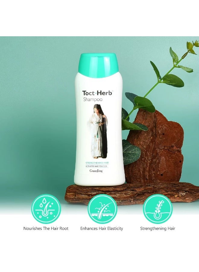 GUANJING Toct Herb Shampoo Strengthening Hair Follicles 200 ml Anti Hair Fall Nourishing Scalp Care - Image 3