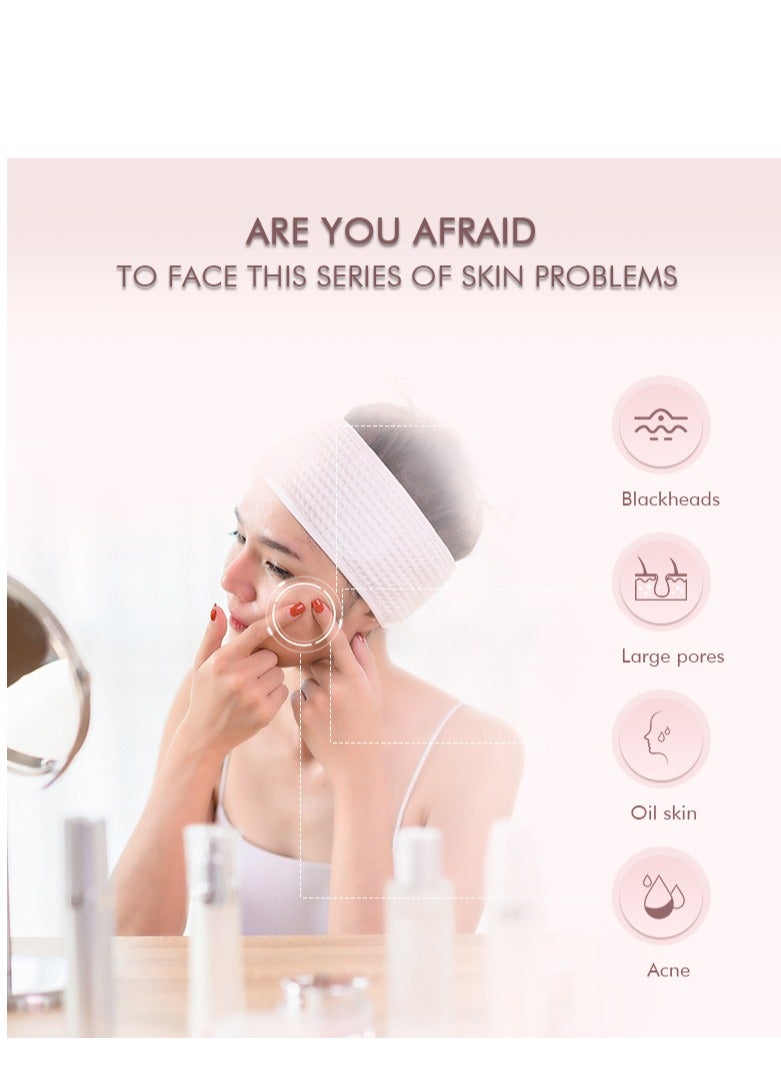 جهاز تنظيف البشرة ، أداة مزيل الرؤوس السوداء مع قاعدة قابلة لإعادة الشحن ، شاشة LCD ، مكشطة الجلد بالموجات فوق الصوتية أدوات العناية بالبشرة للتنظيف العميق للوجه - 4 أوضاع - Image 5