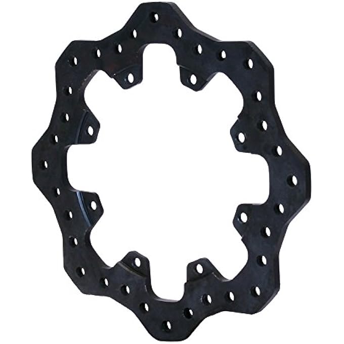 NEW WILWOOD OPEN WHEEL RACING REAR INBOARD STEEL BRAKE ROTOR DRILLED  SCALLOPED DISC 1175 DIAMETER X 0350 THICK 8 BOLT X 7 PATTERN GREAT FOR SPRINT CARS MIDGETS AND OTHER OPEN WHEEL RACING