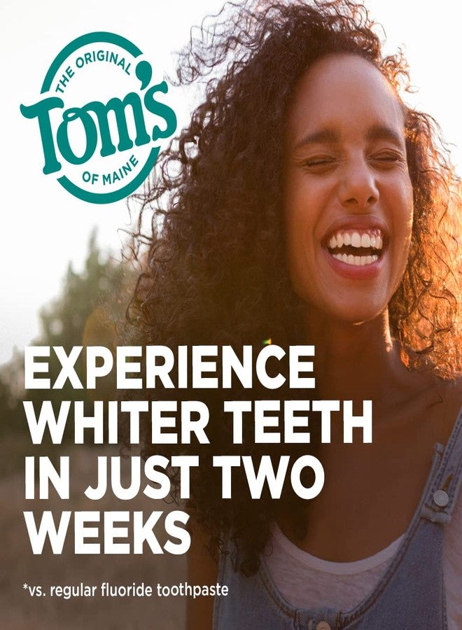 Tom's of Maine Natural Luminous White Toothpaste with Fluoride, Clean Mint, 4.7 oz. (Packaging May Vary) - Image 4